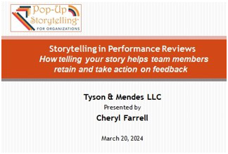 Cheryl Farrell Storytelling in Performance Reviews